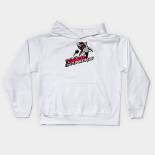 Defunct Tallahassee Tiger Sharks ECHL Hockey 1994 Kids Hoodie